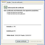 instalacion certificados
