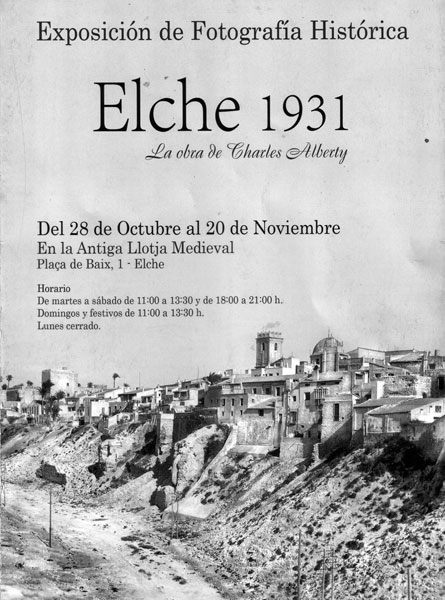 Exposición fotografica de elche en 1931