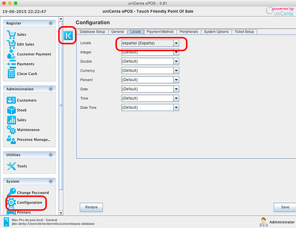 configuracion